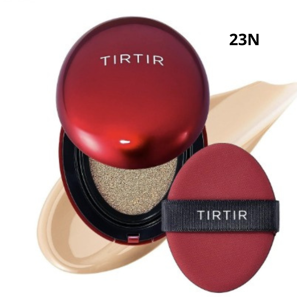 Base Cushion Clareadora TIRTIR - Protetor Solar e Maquiagem Longa Duração - Original.