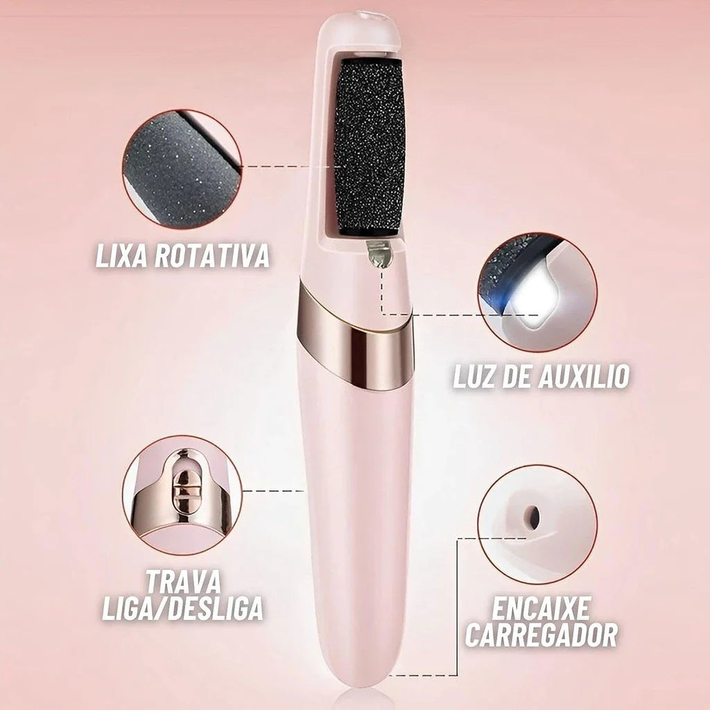 Lixador de Pé Elétrico - COMPRE O LIXADOR E GANHE UM CREME HIDRATANTE